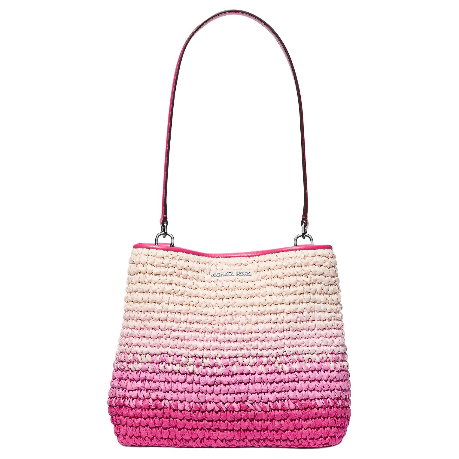Michael Kors MK Pratt Gradient Design Woven Craft Straw Shoulder Bag Medium Women shoulder bag Dragon-Fruit 35S5S3FS2W-DRAGONFRUIT Basic Set (Bag)
Michael Kors MK Pratt Gradient Design Woven Craft Straw Shoulder Bag Medium Women shoulder bag Dragon-Fruit 35S5S3FS2W-DRAGONFRUIT Basic Set (Bag)