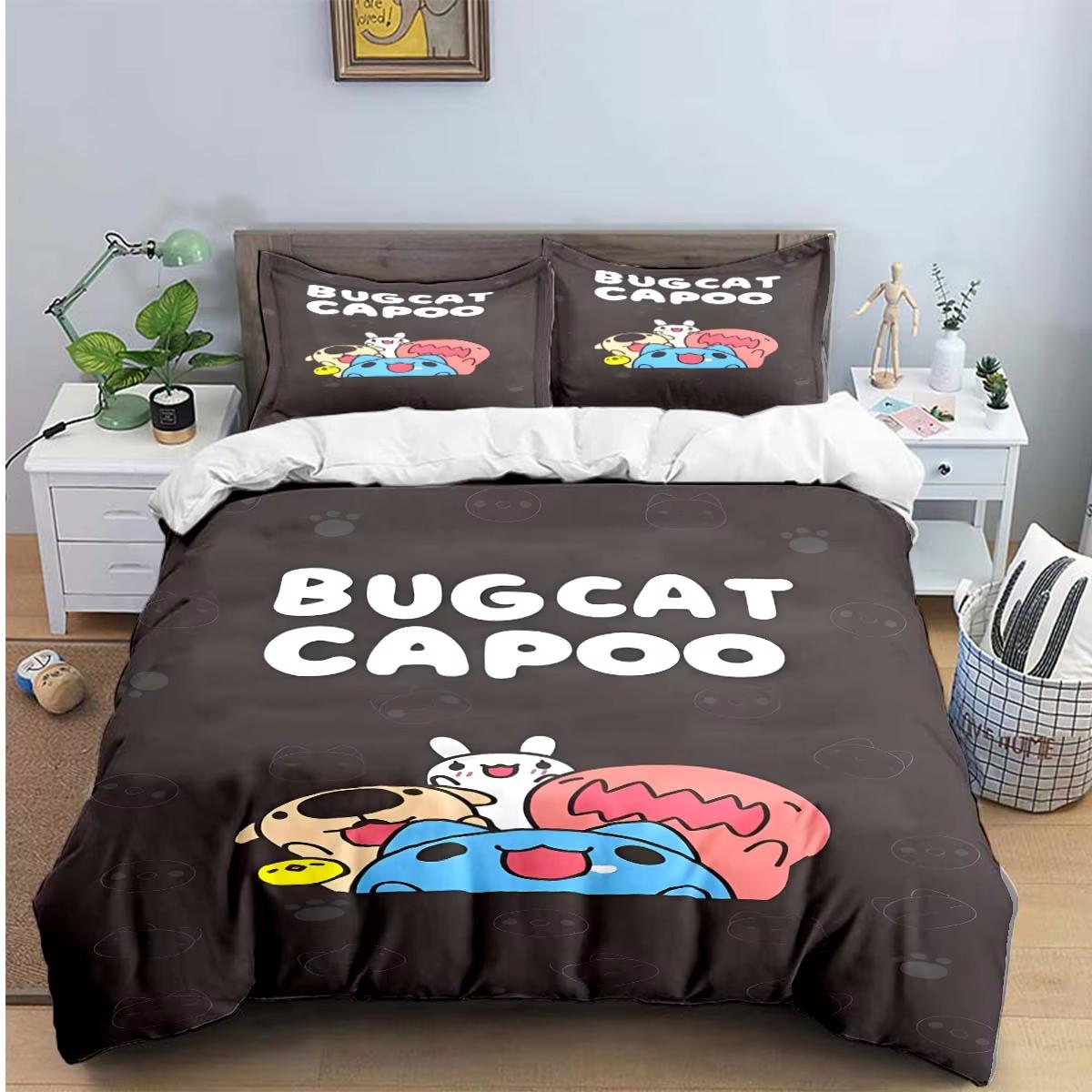 Kawaii Cartoon B-Bugcat Capoo Pattern Bedding Set Luxury Duvet Cover Comforter Birthday Gift EU Twin 135x200cm
Kawaii Cartoon B-Bugcat Capoo Pattern Bedding Set Luxury Duvet Cover Comforter Birthday Gift EU Twin 135x200cm