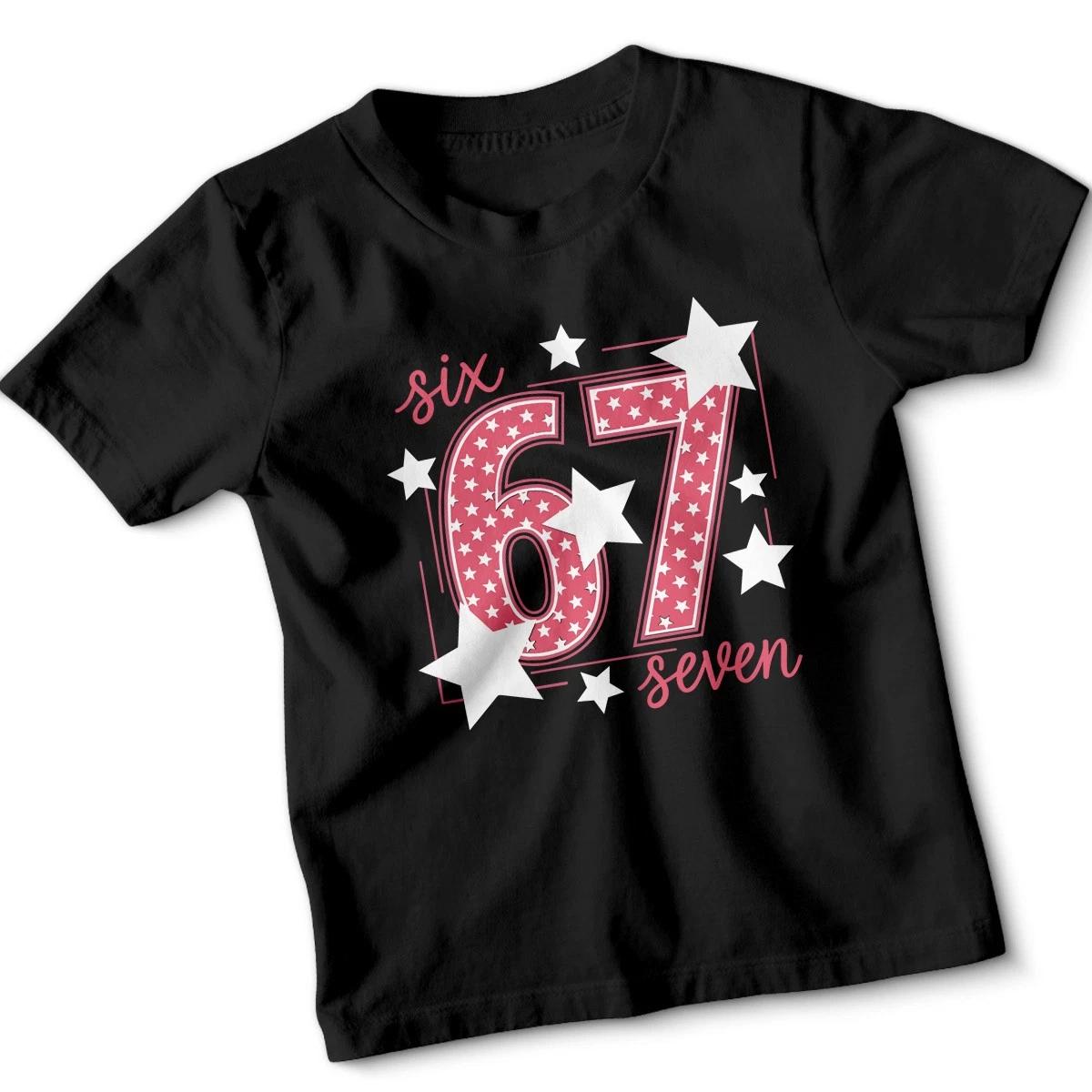 Kids Tshirt Number 67 Star Pink Purple Crew Neck Top Tee Youth Gift S
Kids Tshirt Number 67 Star Pink Purple Crew Neck Top Tee Youth Gift S