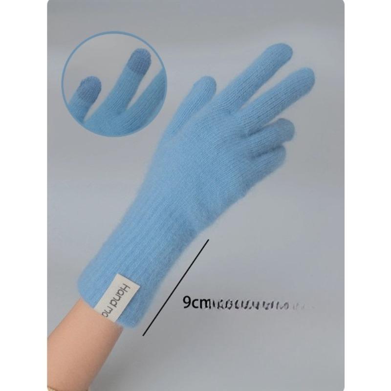 Очень длинные женские перчатки из синей вязаной шерсти с кроличьим мехом для зимы, корейская версия, утолщенные теплые, для велоспорта, с сенсорным экраном One Size
Очень длинные женские перчатки из синей вязаной шерсти с кроличьим мехом для зимы, корейская версия, утолщенные теплые, для велоспорта, с сенсорным экраном One Size