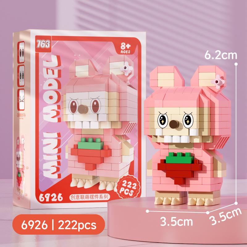 Rabub мультфильм кукла строительный блок алмазные мелкие частицы головоломка сборка игрушка
Rabub мультфильм кукла строительный блок алмазные мелкие частицы головоломка сборка игрушка