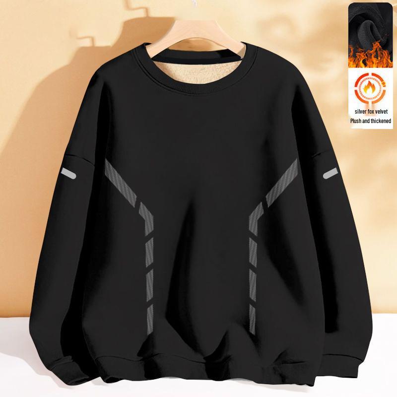 Men s Plus Velvet Round Neck Warm Hoodie - Casual Loose Fit Long Sleeve for Autumn & Winter 5XL (Recommended 180-200 jin)
Men s Plus Velvet Round Neck Warm Hoodie - Casual Loose Fit Long Sleeve for Autumn & Winter 5XL (Recommended 180-200 jin)