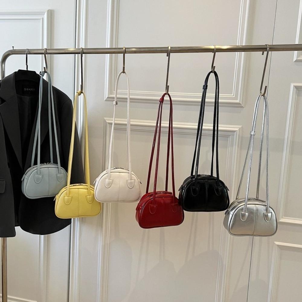 Large Capacity PU Bowling Bag Korean Style Women Handbag Simple Shoulder Bag School срібний
Large Capacity PU Bowling Bag Korean Style Women Handbag Simple Shoulder Bag School срібний