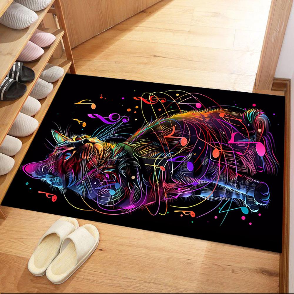 Halloween Black Cat Artwork Floor Mats for Living Room, Bedroom and Room Decoration Are Suitable for Gifts. 40cmx60cm
Halloween Black Cat Artwork Floor Mats for Living Room, Bedroom and Room Decoration Are Suitable for Gifts. 40cmx60cm