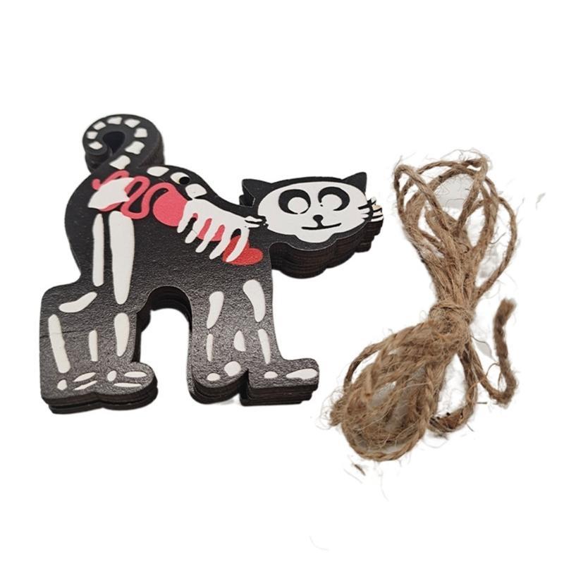 13 Pieces Halloween Wooden Hanging Ornaments with Rope Cartoon Skeleton Pumpkin Mummy Pendants DIY Crafts Holiday CHINA
13 Pieces Halloween Wooden Hanging Ornaments with Rope Cartoon Skeleton Pumpkin Mummy Pendants DIY Crafts Holiday CHINA