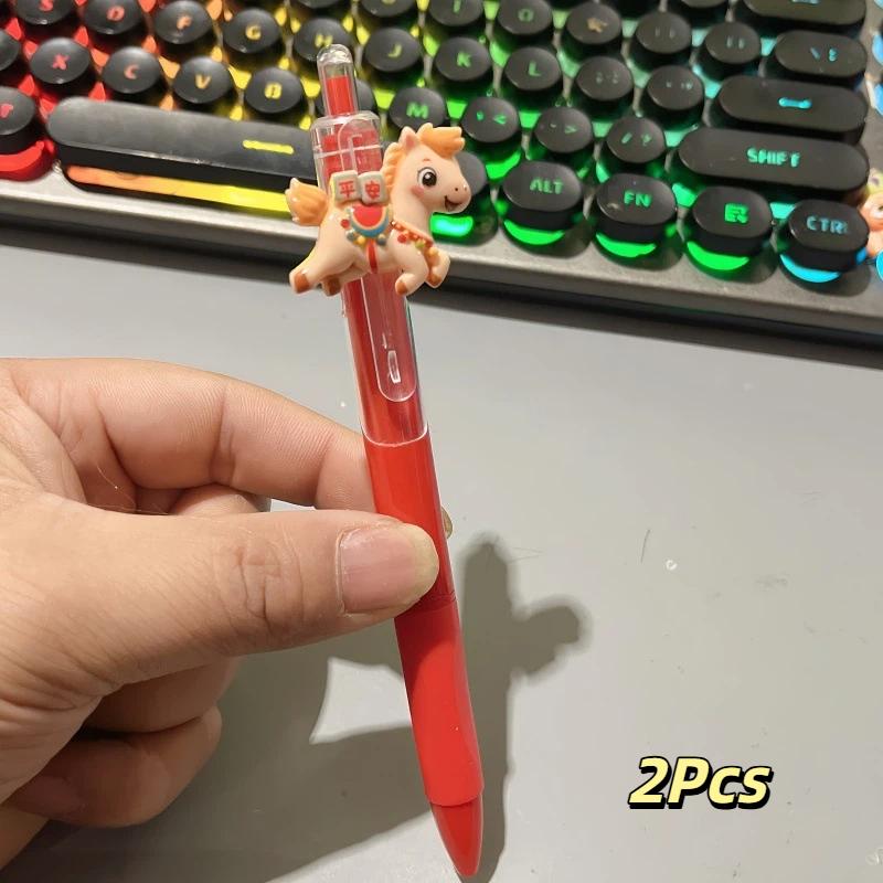 New 2/5Pcs Creative Pony Pens Cute Cartoon 0.5mm Neutral Pens Students Stationery School Supplies Year Of The Horse Kids Gifts
New 2/5Pcs Creative Pony Pens Cute Cartoon 0.5mm Neutral Pens Students Stationery School Supplies Year Of The Horse Kids Gifts