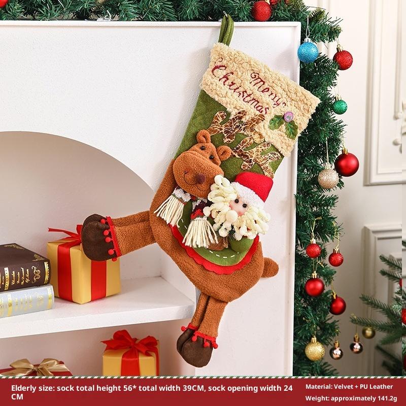 Large Christmas Stocking Gift Bag for Kids Kindergarten Party Santa Snowman Candy Apple Pouch Decor 56x39cm
Large Christmas Stocking Gift Bag for Kids Kindergarten Party Santa Snowman Candy Apple Pouch Decor 56x39cm