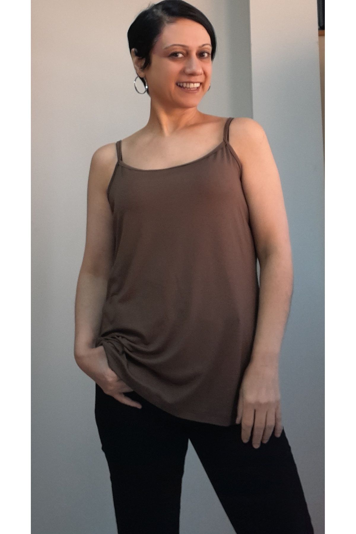 Women s Style Big Size T-Shirt Light Brown Thread Strap Combed Cotton Viscose T-Shirt 2XL/3XL
Women s Style Big Size T-Shirt Light Brown Thread Strap Combed Cotton Viscose T-Shirt 2XL/3XL