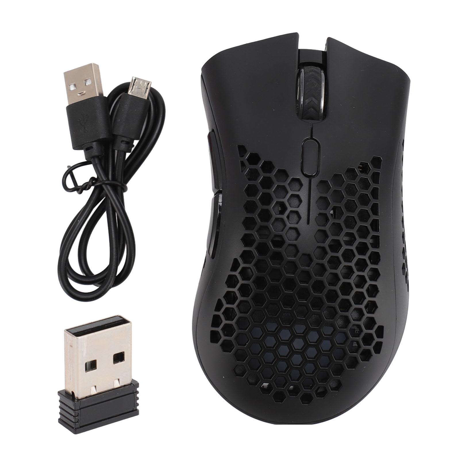 Wireless Gaming Mouse RGB Light 3 DPI Adjustment 6 Programmed Buttons Computer 2.4G Wireless Mouse
Wireless Gaming Mouse RGB Light 3 DPI Adjustment 6 Programmed Buttons Computer 2.4G Wireless Mouse