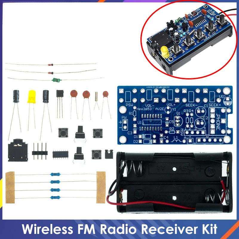 DIY Електронні набори Бездротовий стерео FM-радіоприймач Модуль PCB 76MHz-108MHz DC 1.8V-3.6V
DIY Електронні набори Бездротовий стерео FM-радіоприймач Модуль PCB 76MHz-108MHz DC 1.8V-3.6V