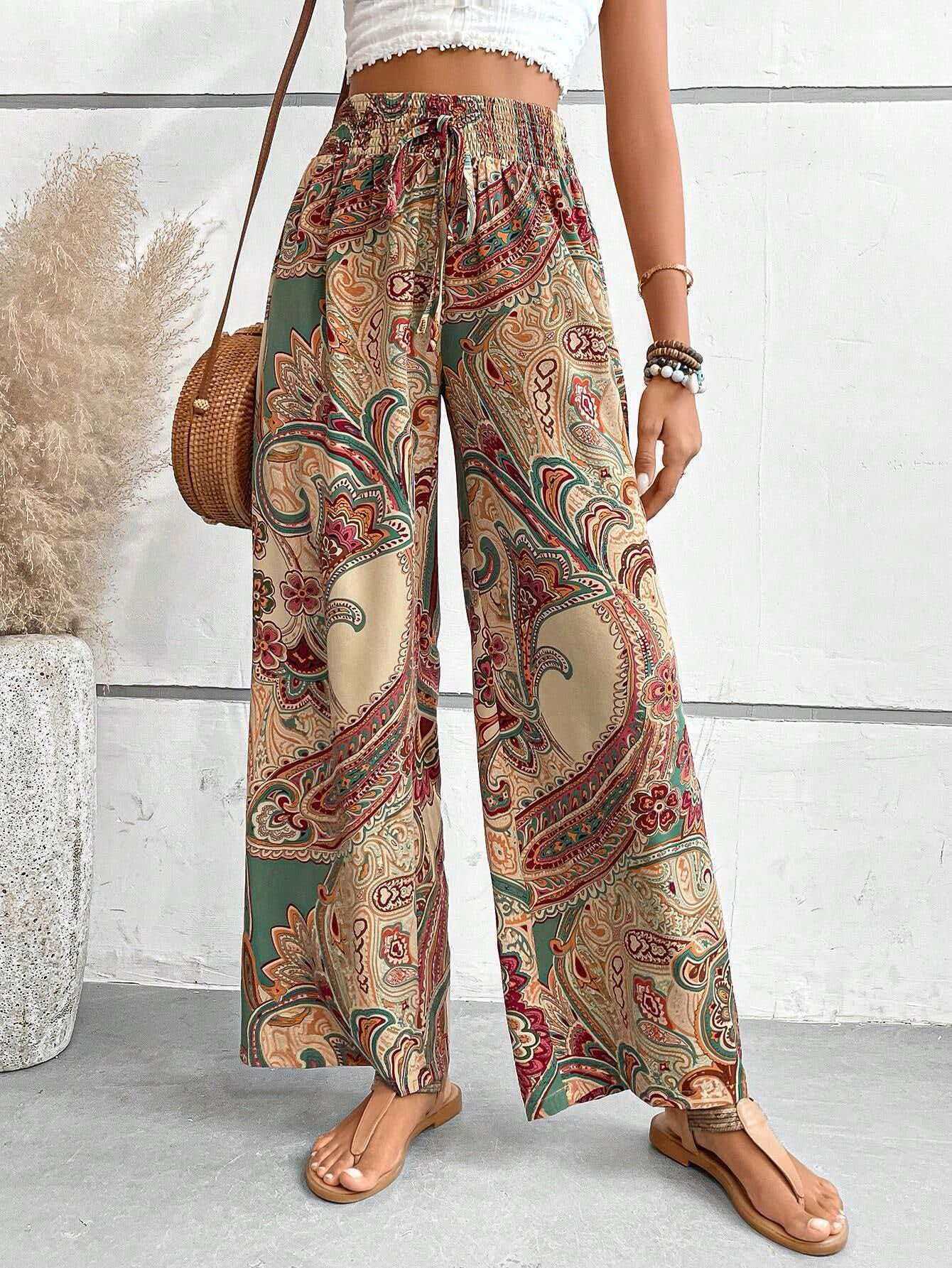 Western Women s Versatile Printed Elastic Waist Wide-Leg Pants - 2026 Summer Fashion M хакі
Western Women s Versatile Printed Elastic Waist Wide-Leg Pants - 2026 Summer Fashion M хакі