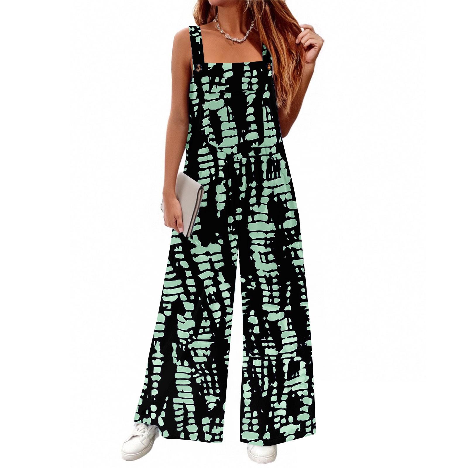 Rompers For Women Fall And Winter Sleeveless Adjustable Drawstring Strap Casual Outfits With Pockets L зелений
Rompers For Women Fall And Winter Sleeveless Adjustable Drawstring Strap Casual Outfits With Pockets L зелений