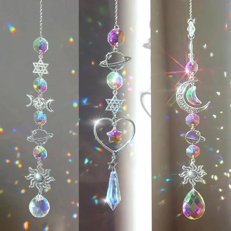 1pcs Crystal Wind Chime Rainbow Maker Sun Catcher Dream Catcher Pendant Home Garden Decor Wind Chime Holiday Festival Home Decor
1pcs Crystal Wind Chime Rainbow Maker Sun Catcher Dream Catcher Pendant Home Garden Decor Wind Chime Holiday Festival Home Decor