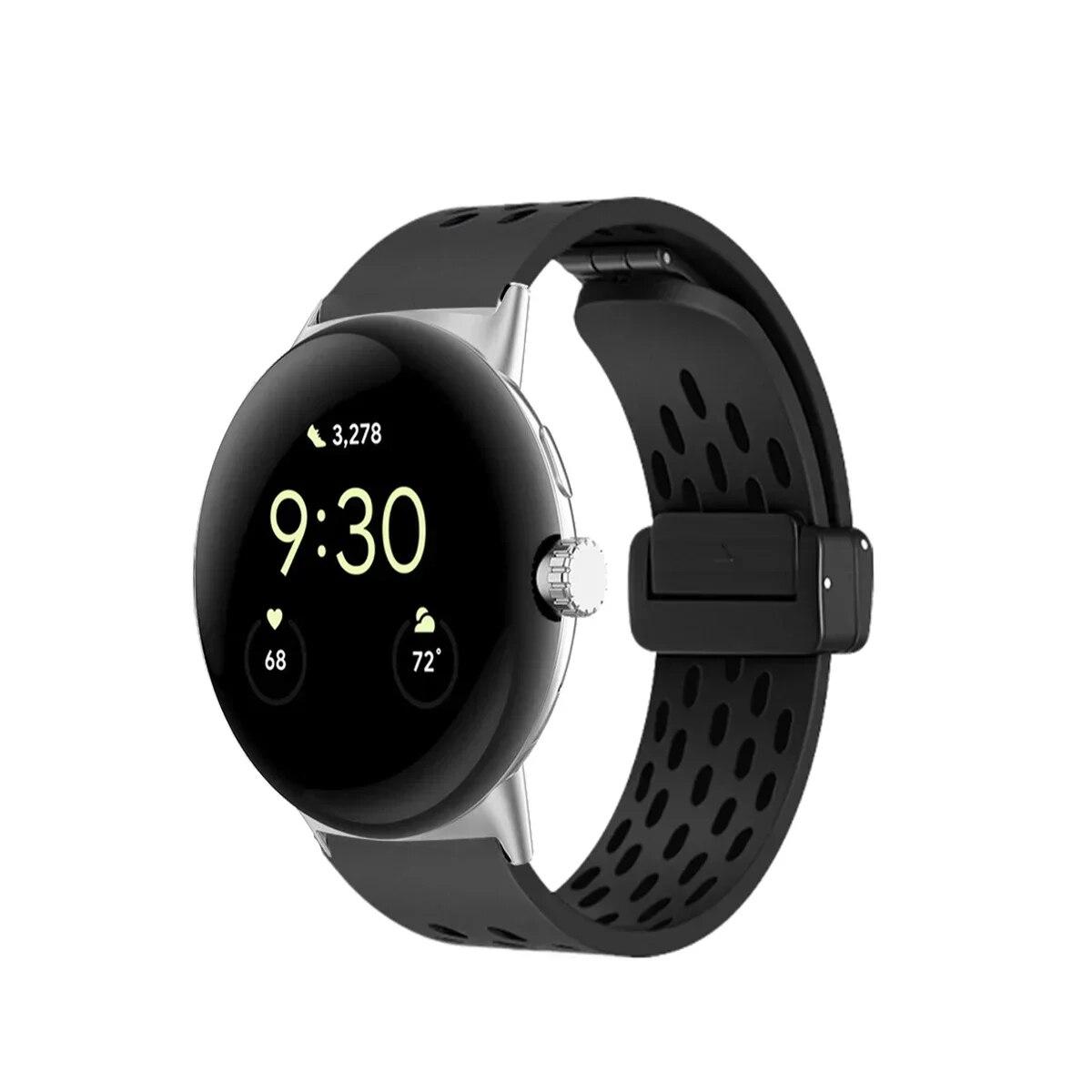 Silicone Magnetic Strap for Google Pixel Watch 2 Band Accessories Soft Sport Smartwatch Silicone Bracelet for Pixel Watch 1 For Pixel Watch 1
Silicone Magnetic Strap for Google Pixel Watch 2 Band Accessories Soft Sport Smartwatch Silicone Bracelet for Pixel Watch 1 For Pixel Watch 1
