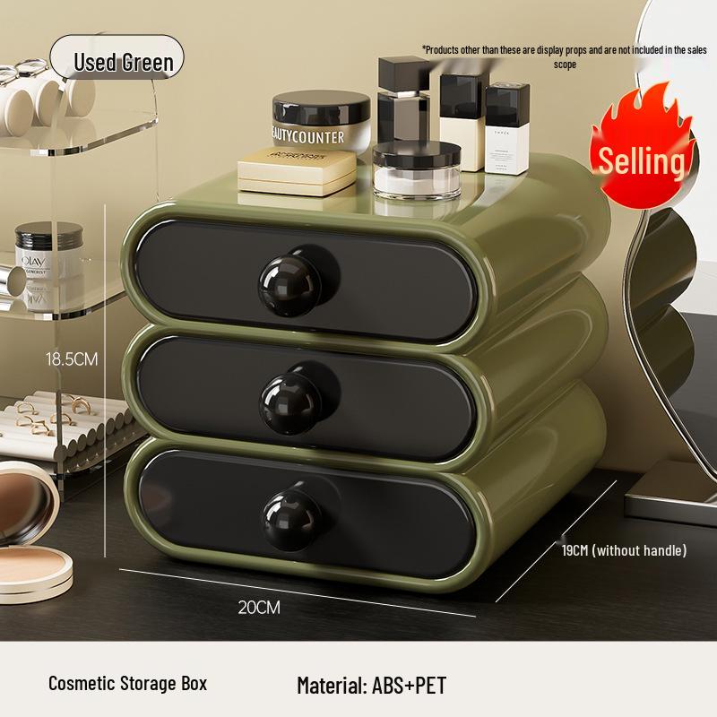 Ящик для косметики великої місткості для туалетного столика в спальню
Ящик для косметики великої місткості для туалетного столика в спальню