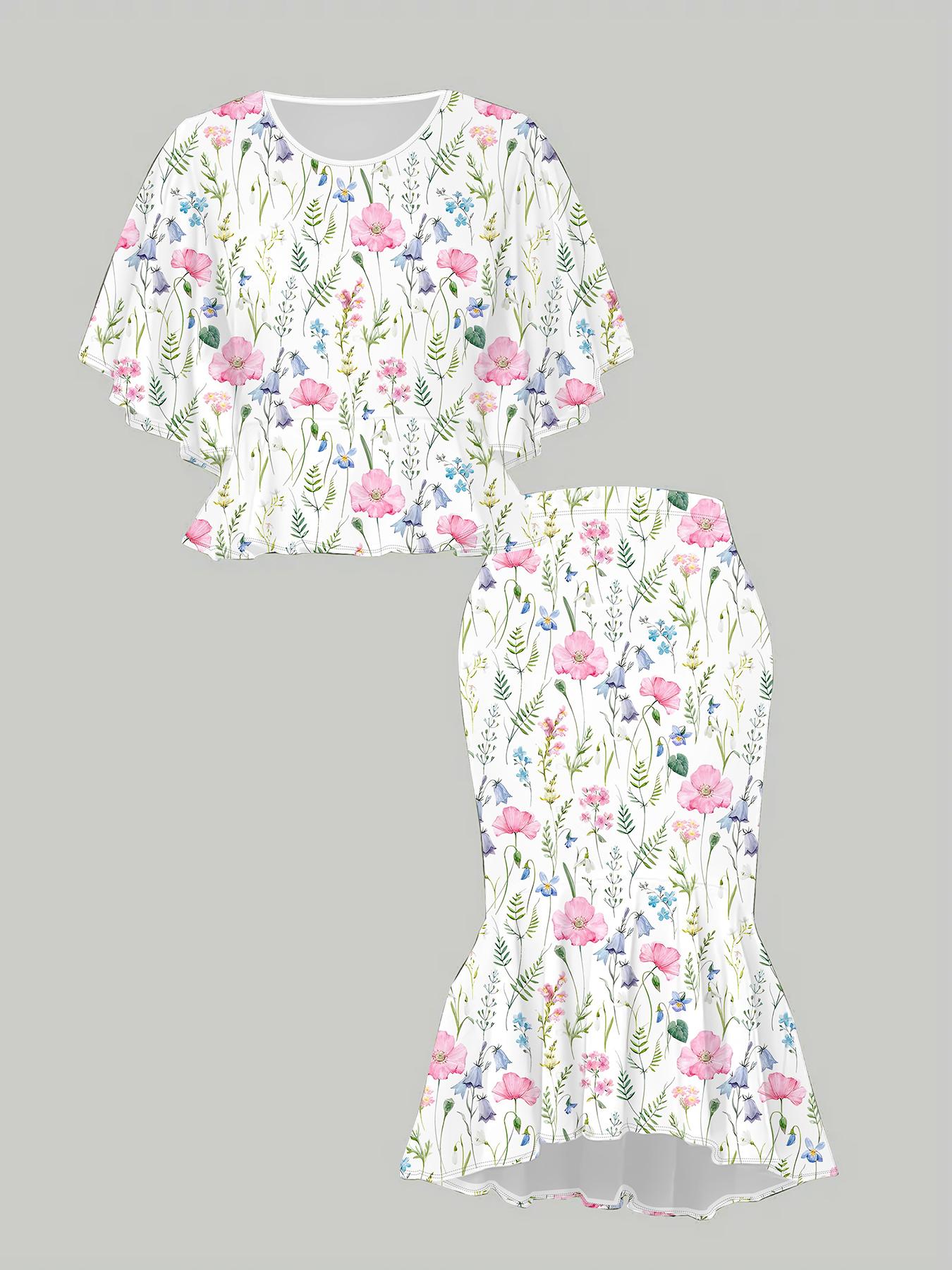 3D Flower Printed Classical Totem Women s Print, Fashionable Large-sized, Elegant, Versatile for All Seasons. T-shirt, Skirt and Set 1XL рожевий
3D Flower Printed Classical Totem Women s Print, Fashionable Large-sized, Elegant, Versatile for All Seasons. T-shirt, Skirt and Set 1XL рожевий