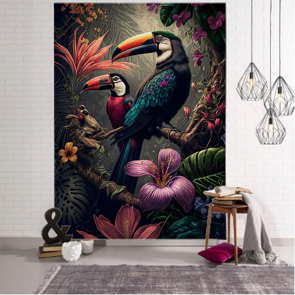 VIKAMA Forest Tapestry Whimsical Floral and Bird Wall Art ForestInspired Bedroom Decor Living Room Aesthetic Transformation 74x94cm(29x37in)
VIKAMA Forest Tapestry Whimsical Floral and Bird Wall Art ForestInspired Bedroom Decor Living Room Aesthetic Transformation 74x94cm(29x37in)