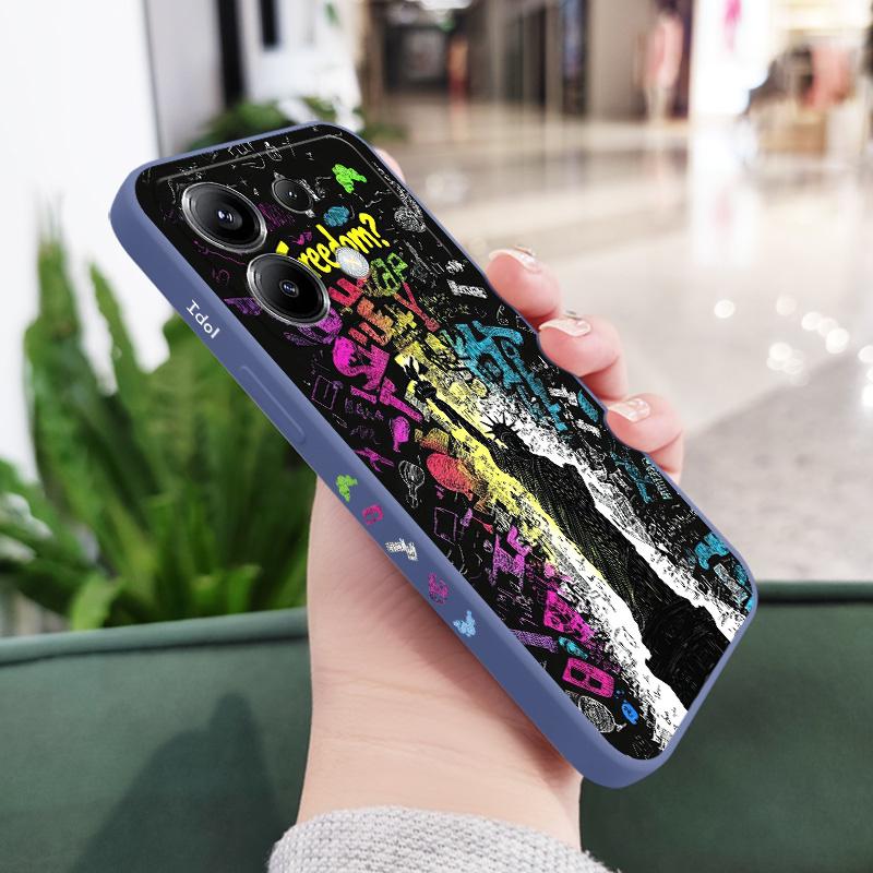 Graffiti Goddess Phone Case For Xiaomi Poco F8 F7 X7 X6 F6 M6 M5 M5S F5 X5 F4 X4 M4 F3 X3 Ultra Pro GT Silicone Cover Poco X6 светло-синий
Graffiti Goddess Phone Case For Xiaomi Poco F8 F7 X7 X6 F6 M6 M5 M5S F5 X5 F4 X4 M4 F3 X3 Ultra Pro GT Silicone Cover Poco X6 светло-синий