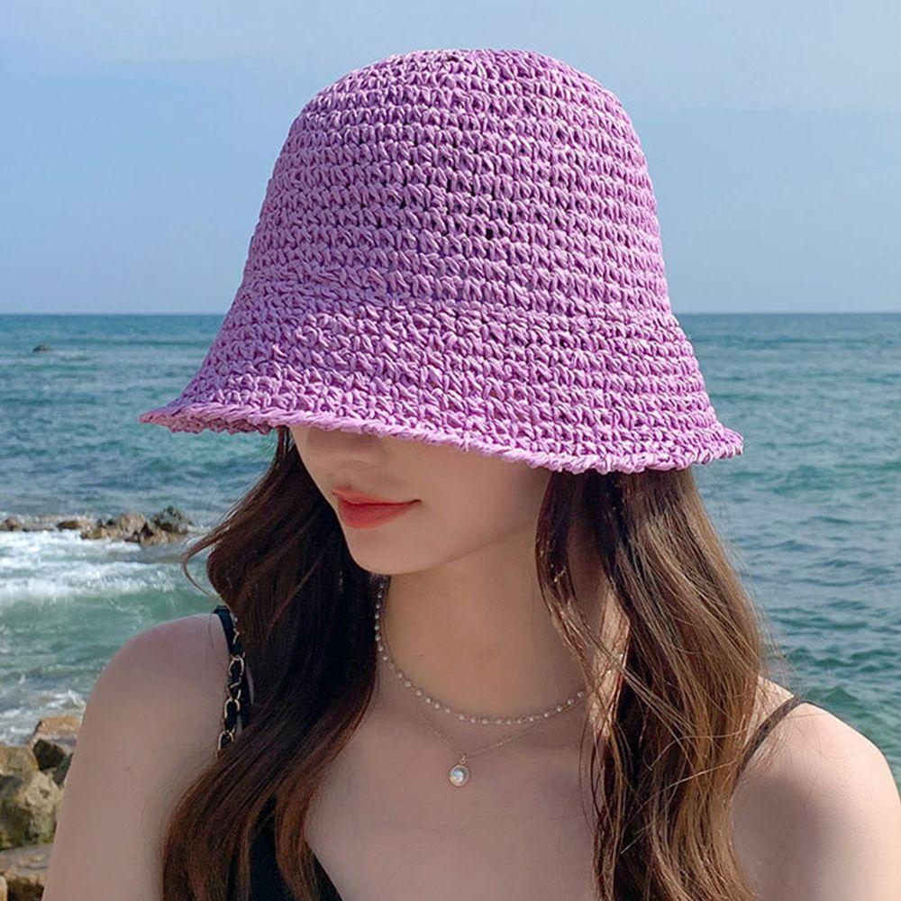 Bucket Hats Matching Anti-UV Sun Hat Korean Style Cap Seaside Straw Hat Women Sun Hat Shading Hat
Bucket Hats Matching Anti-UV Sun Hat Korean Style Cap Seaside Straw Hat Women Sun Hat Shading Hat