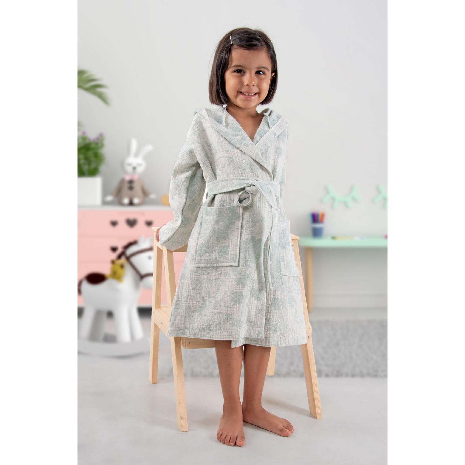 4-слойный детский халат из жаккардового муслина 1-2 Yaş синий
4-слойный детский халат из жаккардового муслина 1-2 Yaş синий