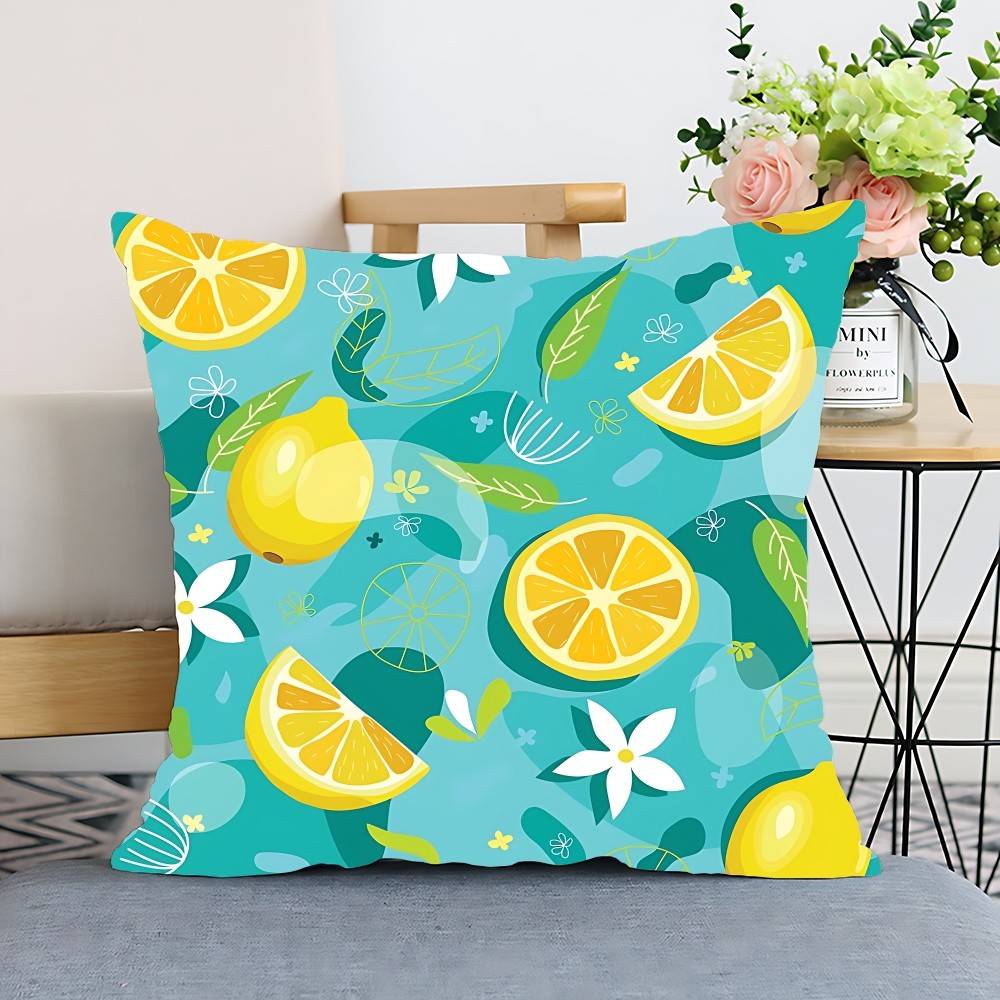 Yellow Lemon Pattern Summer Pillow Case Cushion Cover Polyester Pillowcase Decorative Sofa Cushion Pillowcase Home Decor 16x16Inch
Yellow Lemon Pattern Summer Pillow Case Cushion Cover Polyester Pillowcase Decorative Sofa Cushion Pillowcase Home Decor 16x16Inch