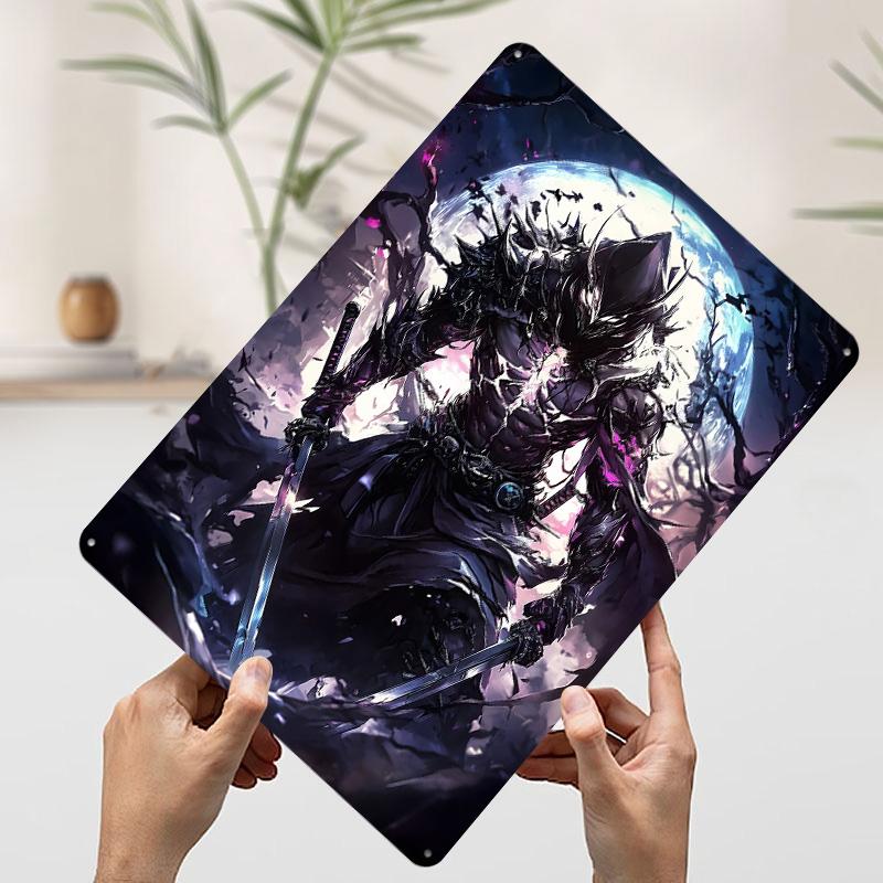 Dark Samurai Warrior Tinplate Poster Customized Wall Art Vintage Retro Metal Signs for Decoration Bedroom Decorations Wand Deko 20x30cm(7.8x11.8inch)
Dark Samurai Warrior Tinplate Poster Customized Wall Art Vintage Retro Metal Signs for Decoration Bedroom Decorations Wand Deko 20x30cm(7.8x11.8inch)