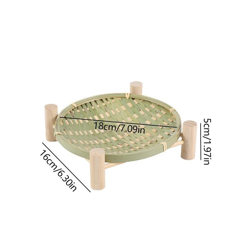 Натуральная деревянная рама, бамбуковый плетеный поднос, бамбуковый зеленый поднос, плетеный вручную, деревянная корзина для фруктов, домашний декор 18cm
Натуральная деревянная рама, бамбуковый плетеный поднос, бамбуковый зеленый поднос, плетеный вручную, деревянная корзина для фруктов, домашний декор 18cm
