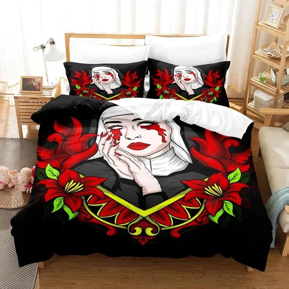 Anime Nun Bedding Set Boys Girls Twin Queen Size Duvet Cover Pillowcase Bed Kids Adult Fashion Home Textileextile 70x133cm 3pcs
Anime Nun Bedding Set Boys Girls Twin Queen Size Duvet Cover Pillowcase Bed Kids Adult Fashion Home Textileextile 70x133cm 3pcs