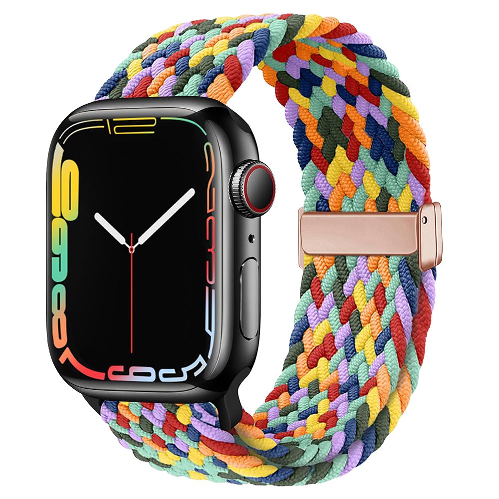 For Apple Watch Series 10 42mm/9 8 7 41mm/SE (2023) SE (2022) SE 6 5 4 40mm/3 2 1 38mm Nylon Strap Replacement Jeans Colorful
For Apple Watch Series 10 42mm/9 8 7 41mm/SE (2023) SE (2022) SE 6 5 4 40mm/3 2 1 38mm Nylon Strap Replacement Jeans Colorful