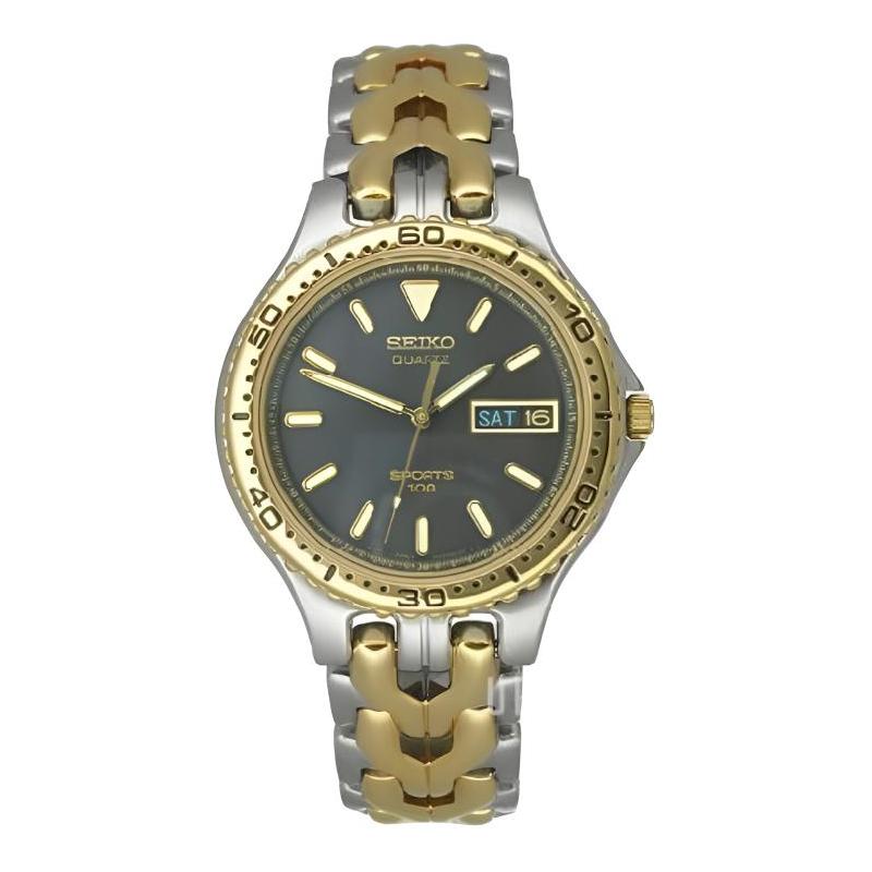 SEIKO 100 meters waterproof Quartz steel strap 38mm women s watch black dial SGG456 чорний
SEIKO 100 meters waterproof Quartz steel strap 38mm women s watch black dial SGG456 чорний