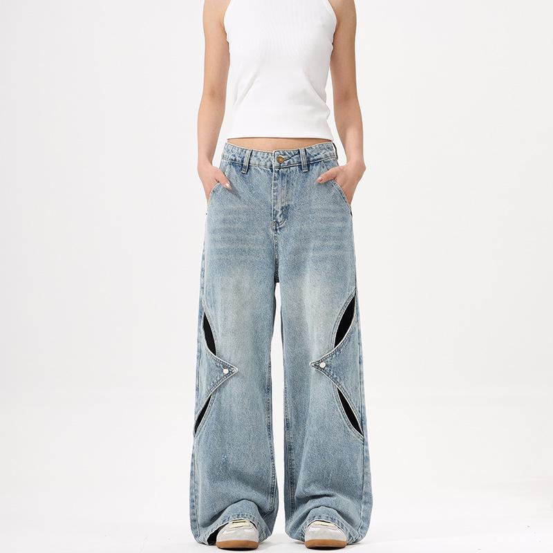 LKTM Unisex Ripped Deconstructed High Street Jeans - Trendy Villain Style, Handsome Design, Straight Leg Pants M синій
LKTM Unisex Ripped Deconstructed High Street Jeans - Trendy Villain Style, Handsome Design, Straight Leg Pants M синій