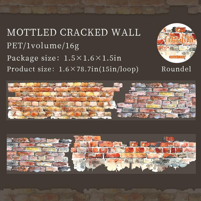 40mm*2m Decorative Adhesive tapes Vintage Stone Wall Masking Tapes Junk Journal DIY Scrapbooking School Supplies Collage Tapes
40mm*2m Decorative Adhesive tapes Vintage Stone Wall Masking Tapes Junk Journal DIY Scrapbooking School Supplies Collage Tapes