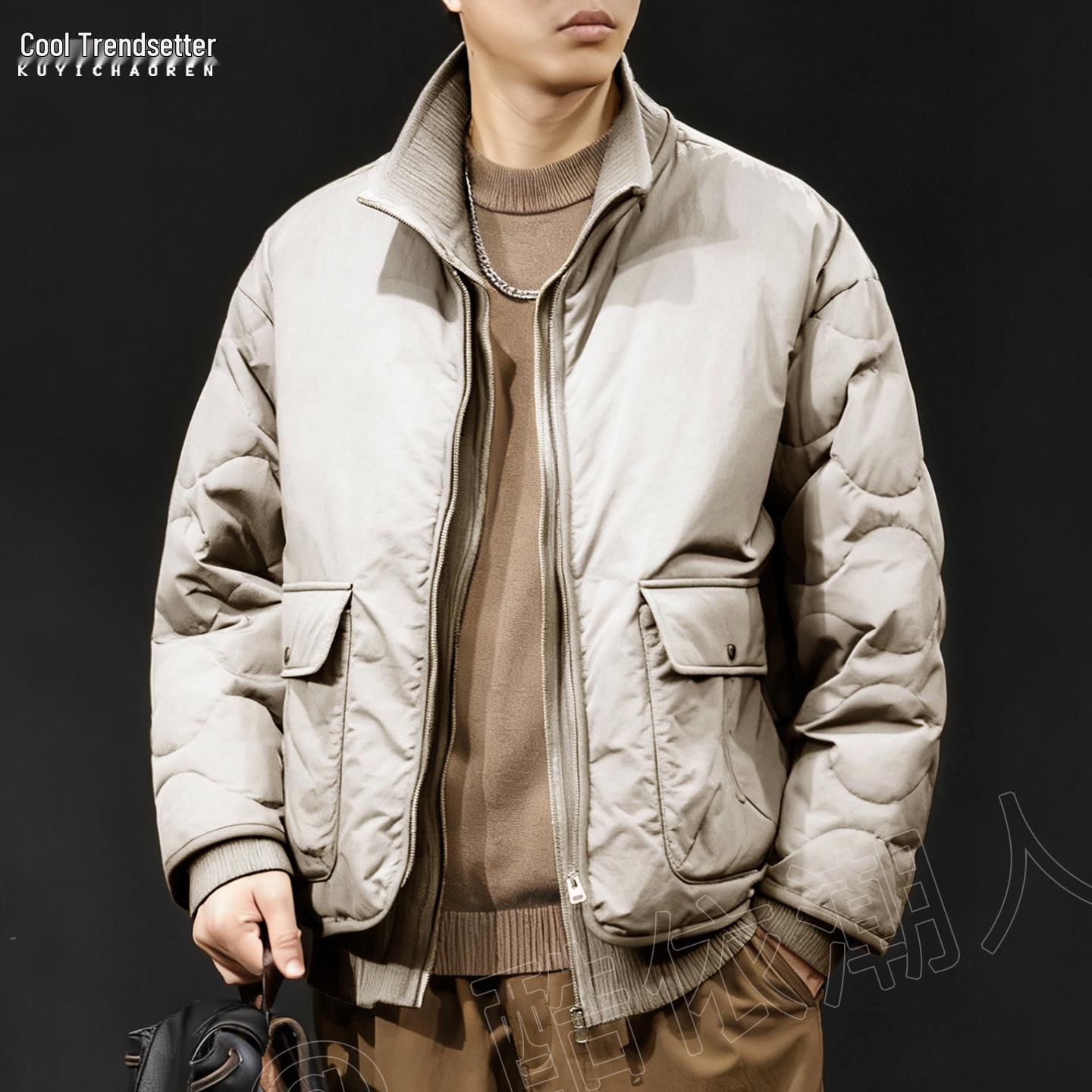 Men s Winter 2025 Thickened White Duck Stand Collar Two-Piece Faux Down Workwear Jacket, Plus Size, Trendy Brand. XL fits 70-80 kg
Men s Winter 2025 Thickened White Duck Stand Collar Two-Piece Faux Down Workwear Jacket, Plus Size, Trendy Brand. XL fits 70-80 kg