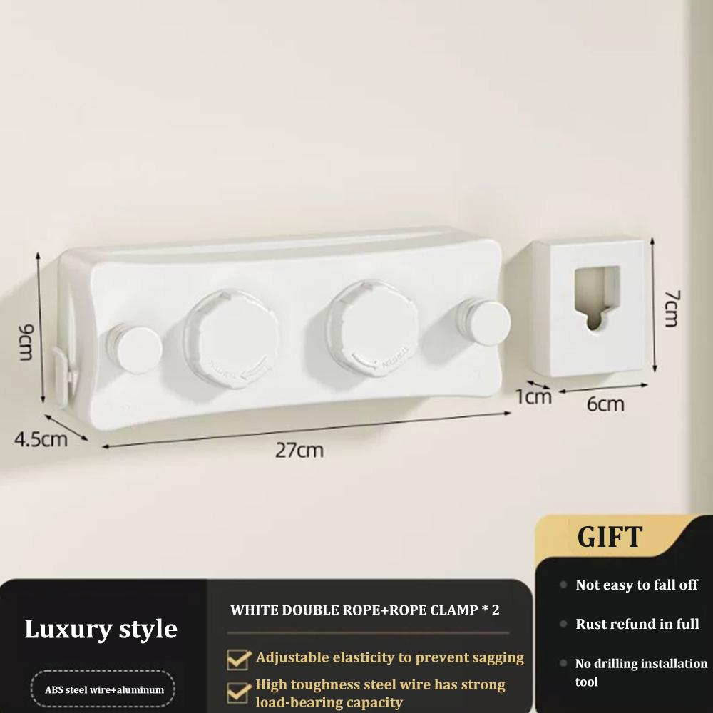 Новая 5,1-метровая выдвижная бельевая веревка из нержавеющей стали 304, выдвижная веревка для сушки белья, компактная сушилка для одежды L
Новая 5,1-метровая выдвижная бельевая веревка из нержавеющей стали 304, выдвижная веревка для сушки белья, компактная сушилка для одежды L