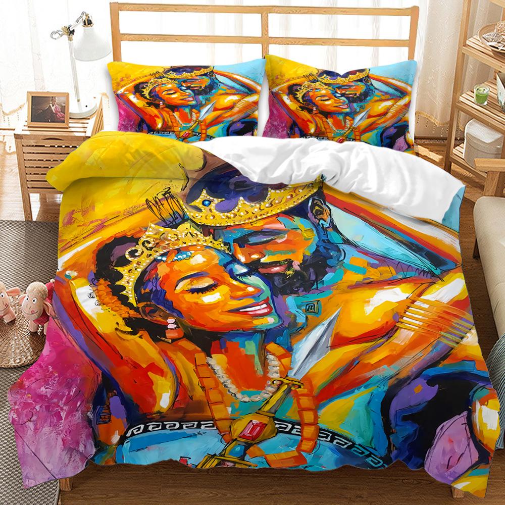 Картина маслом 3D цифровая печать цветная сильная фигура картина кровать комплект из трех частей 135 * 200 (two-piece set) 90g
Картина маслом 3D цифровая печать цветная сильная фигура картина кровать комплект из трех частей 135 * 200 (two-piece set) 90g