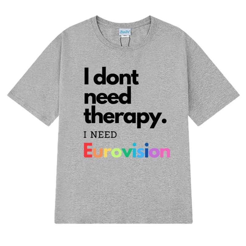 I Dont Need Therapy I Need Eurovision Song 2026 Tshirt Unisex Women Fashion Y2k Short Sleeve Tshirts Unisex Cotton Clothing Tops 4XL
I Dont Need Therapy I Need Eurovision Song 2026 Tshirt Unisex Women Fashion Y2k Short Sleeve Tshirts Unisex Cotton Clothing Tops 4XL