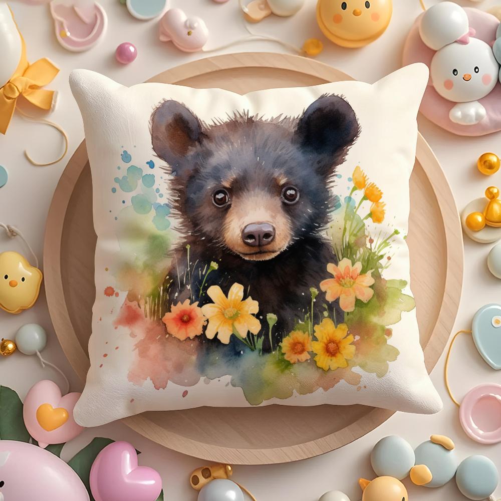 Honey Bear Painting Cushion Cover Home & Car Multi-Scene Pillow Cover - Reversible, Soft & Durable for Daily Use 30cmx30cm
Honey Bear Painting Cushion Cover Home & Car Multi-Scene Pillow Cover - Reversible, Soft & Durable for Daily Use 30cmx30cm