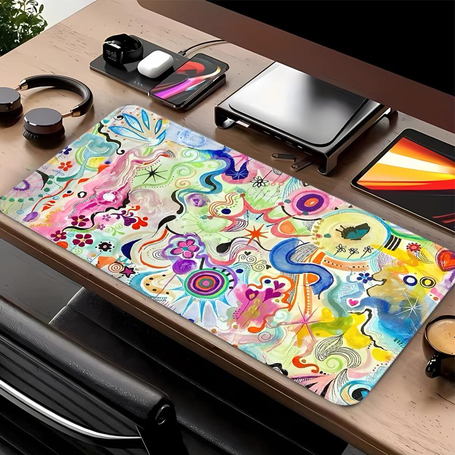 Colorful Swirl Art overlock Mouse Pad Game Console Pad Desk accessories office Pad Keyboard Mouse Pad Computer Laptop Pad 220x180x2mm
Colorful Swirl Art overlock Mouse Pad Game Console Pad Desk accessories office Pad Keyboard Mouse Pad Computer Laptop Pad 220x180x2mm