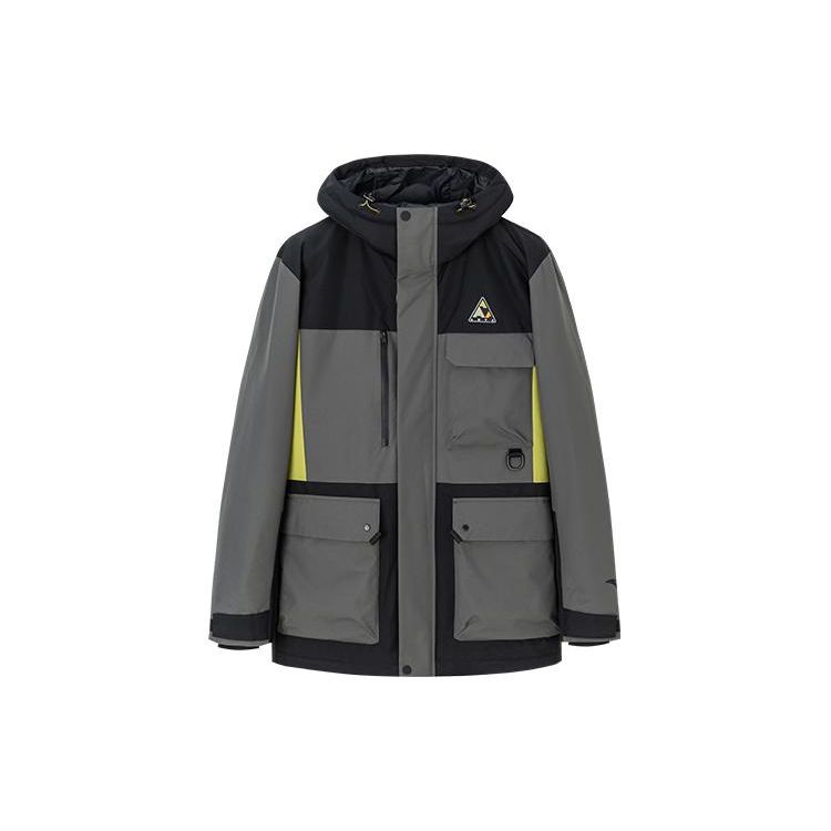 Anta Outdoor Series Лоскутный узор Этикетка Толстый теплый пуховик на молнии с капюшоном Мужская верхняя одежда Черный 152246904-3 L
Anta Outdoor Series Лоскутный узор Этикетка Толстый теплый пуховик на молнии с капюшоном Мужская верхняя одежда Черный 152246904-3 L