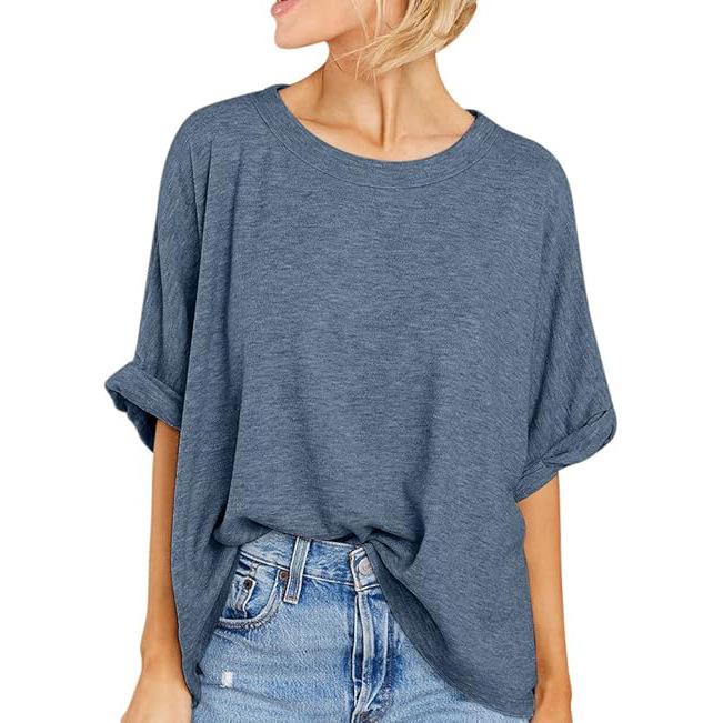 Meiyi plus size top European and American crew neck women s T-shirt bottoming shirt women s premium pullover short sleeve XL
Meiyi plus size top European and American crew neck women s T-shirt bottoming shirt women s premium pullover short sleeve XL