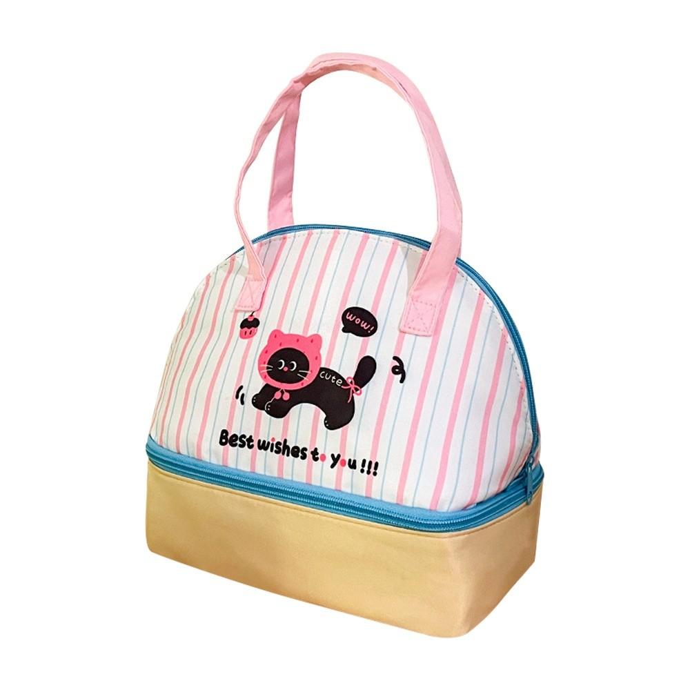New Double Layer Insulation Lunch Bag Cartoon Cat Insulated Picnic Bag Large Capacity Portable Tote Bag Office Worker
New Double Layer Insulation Lunch Bag Cartoon Cat Insulated Picnic Bag Large Capacity Portable Tote Bag Office Worker