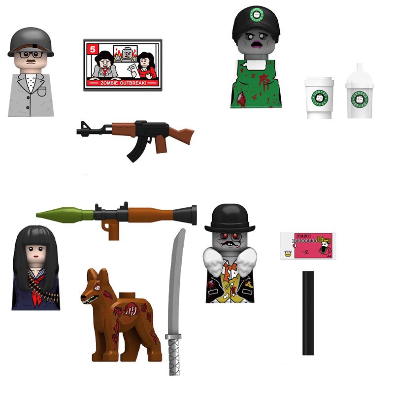 Жах Хелловін Військовий Ходячі мерці Солдат Екшн-фігурки Будівельний блок Армія Піхота Шолом Зброя Цеглинки Дитяча іграшка Подарунок
Жах Хелловін Військовий Ходячі мерці Солдат Екшн-фігурки Будівельний блок Армія Піхота Шолом Зброя Цеглинки Дитяча іграшка Подарунок