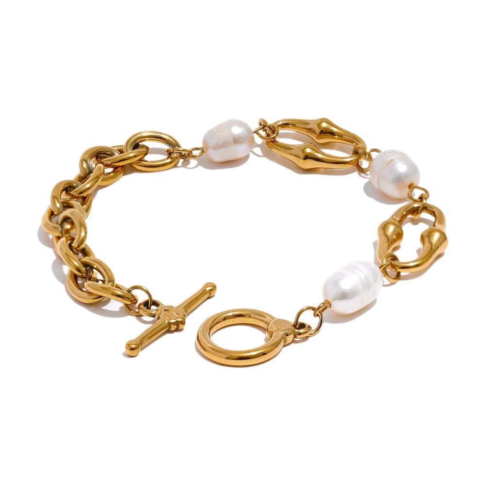 Yhpup High-Grade Natural Freshwater Pearls Metal Chain Fashion Necklace Trendy 18K PVD Plated Attractive Women Jewelry Gift
Yhpup High-Grade Natural Freshwater Pearls Metal Chain Fashion Necklace Trendy 18K PVD Plated Attractive Women Jewelry Gift