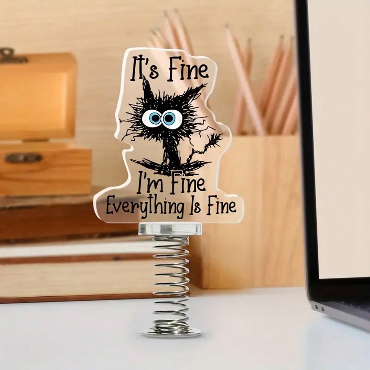1pc Acrylic Desktop Decoration Sign I m Fine, Everything Is Fine - Ideal for Stress Relief and Office Fun Best Gifts Birthday Graduation one-size
1pc Acrylic Desktop Decoration Sign I m Fine, Everything Is Fine - Ideal for Stress Relief and Office Fun Best Gifts Birthday Graduation one-size