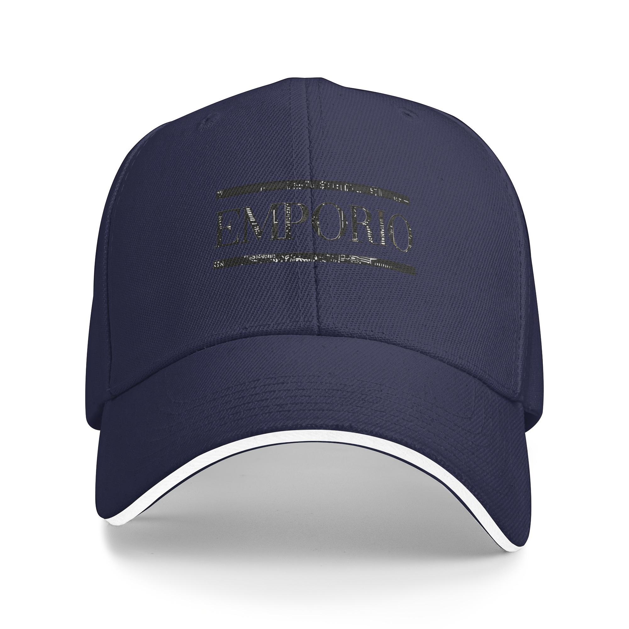 1 Регульована бейсболка Emporio Дихаюча Dad Cap з принтом літер EMPORIO чорна з білим краєм ідеально підходить для риболовлі Adjustable
1 Регульована бейсболка Emporio Дихаюча Dad Cap з принтом літер EMPORIO чорна з білим краєм ідеально підходить для риболовлі Adjustable