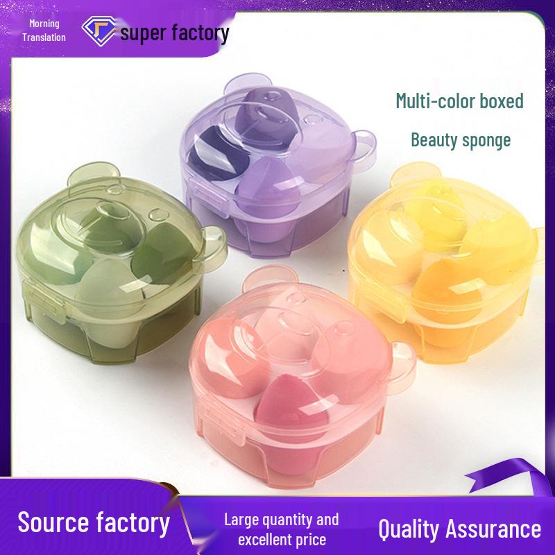 Little Bear Makeup Sponge Set: Super Soft, Non-Absorbent Puff for Dry & Wet Use, 4-Piece.
Little Bear Makeup Sponge Set: Super Soft, Non-Absorbent Puff for Dry & Wet Use, 4-Piece.