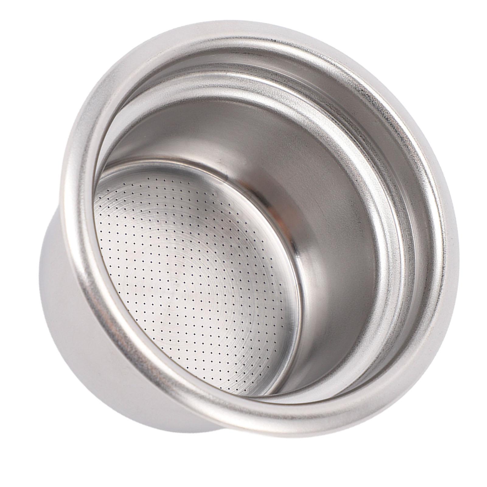 58mm Non Pressurized Filter Basket Single Layer Stainless Steel Portafilter Basket Coffee Machine Accessory for 4
58mm Non Pressurized Filter Basket Single Layer Stainless Steel Portafilter Basket Coffee Machine Accessory for 4