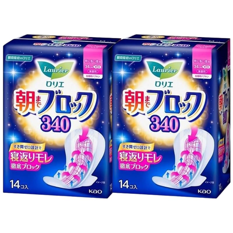 Laurier block until morning Particularly frequent daily use Sanitary products napkin (340, 2, pieces)
Laurier block until morning Particularly frequent daily use Sanitary products napkin (340, 2, pieces)