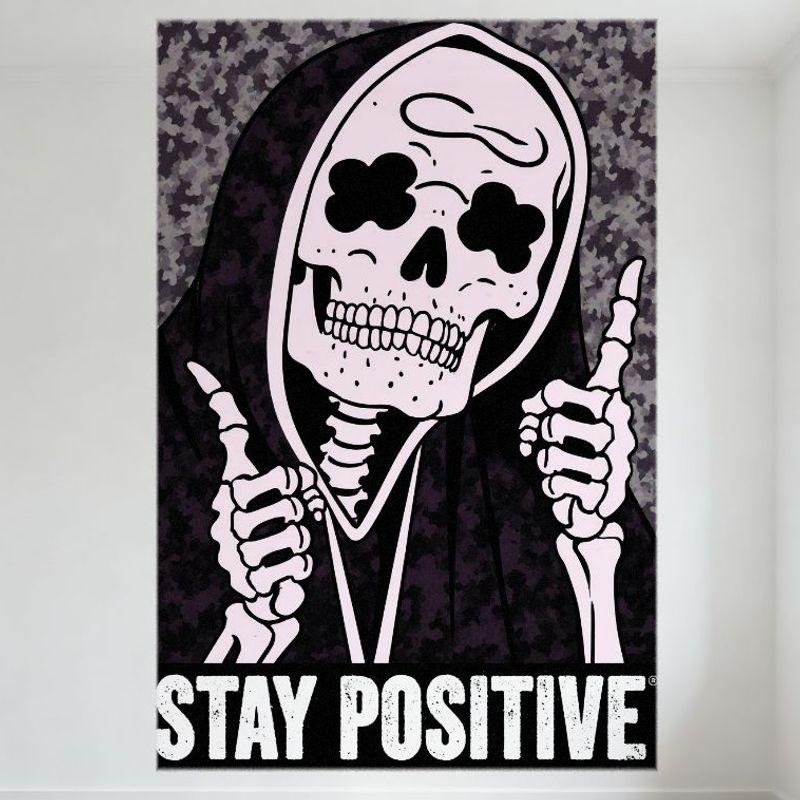 Grim Reaper Stay Positive Thumbs Up Metal Tin Sign Vintage Comedy Horror Wall Plaque for Home Bar Cafe Man Cave Decor 20x30cm(7.8x11.8inch)
Grim Reaper Stay Positive Thumbs Up Metal Tin Sign Vintage Comedy Horror Wall Plaque for Home Bar Cafe Man Cave Decor 20x30cm(7.8x11.8inch)