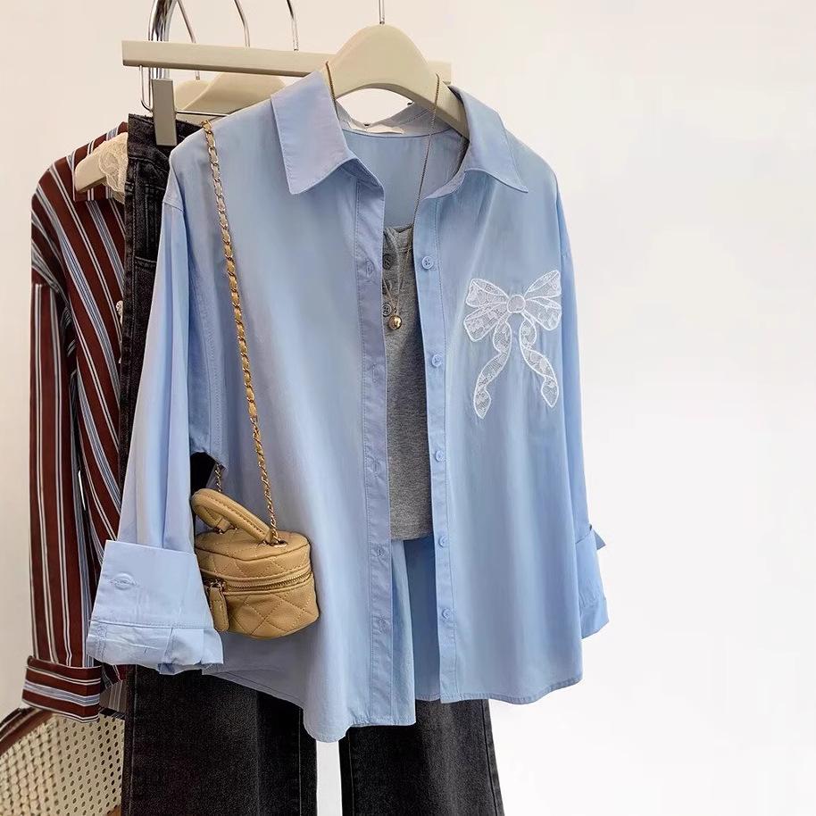 2024 Women s Hong Kong Style Long-Sleeved Summer College Shirt - Age-Reducing, Fashionable, Slimming Top Small
2024 Women s Hong Kong Style Long-Sleeved Summer College Shirt - Age-Reducing, Fashionable, Slimming Top Small
